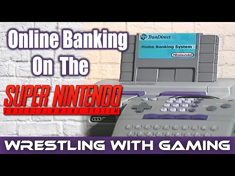 Super Nintendo’s Online Banking From 1998 | TranDirect Home Banking System – Retro Gaming History!