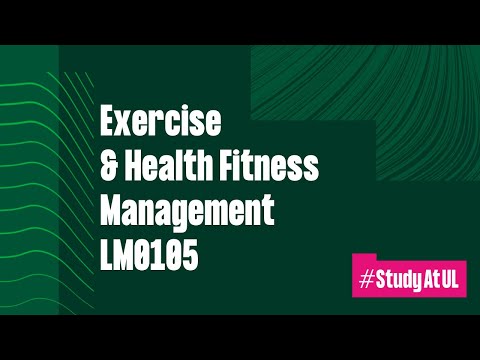 BSc Exercise and Health Fitness Management LM105