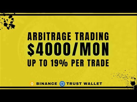 CRYPTO ARBITRAGE TRADING UP TO19% Profit per trade Between Binance and Trust Wallet