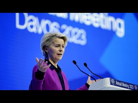 Új uniós befektetési tervről és az Ukrajna melletti kiállásról beszélt Von der Leyen Davosban