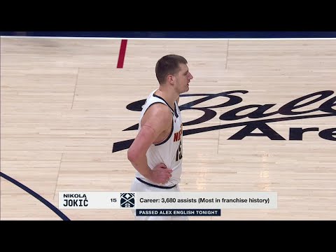 Nikola Jokic sets Nuggets’ franchise all-time assists record (3,680) with dime to KCP | NBA on ESPN