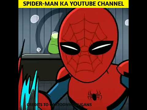 Spider-Man Ka YouTube Channel….Part1#shorts #marvel #dc #spiderman #superman #thor