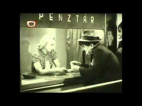 Az ember néha téved c régi magyar film Pénztár jelenete
