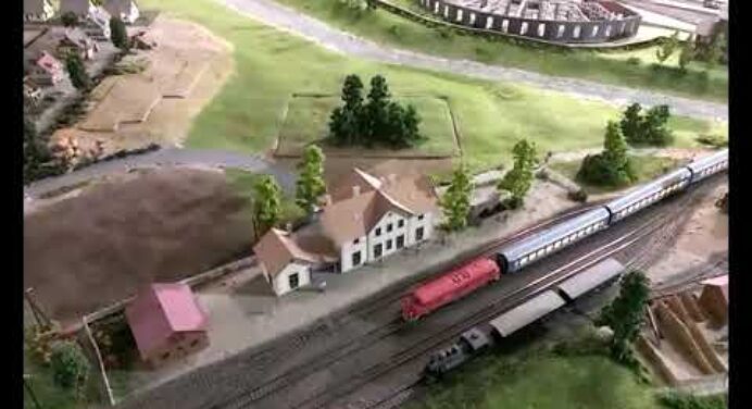 A visit to the Model Railway at Keszthely in Western Hungary