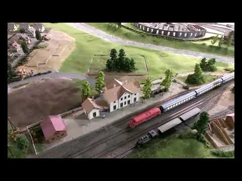 A visit to the Model Railway at Keszthely in Western Hungary