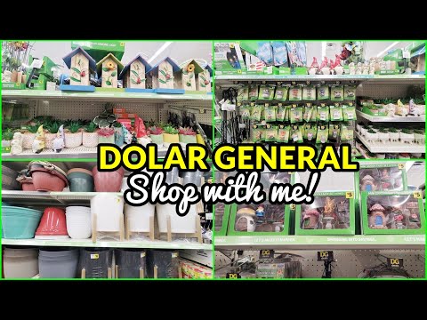 DOLLAR GENERAL HOME AND GARDEN DECOR! SHOP WITH ME!