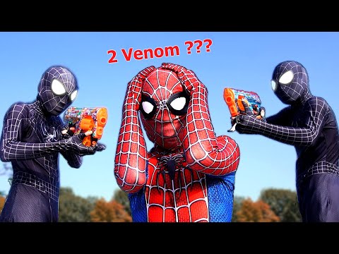 SUPERHERO’s Story | Spider Man vs 2 Venom ?? ( Mansion Battle ) By FLife TV