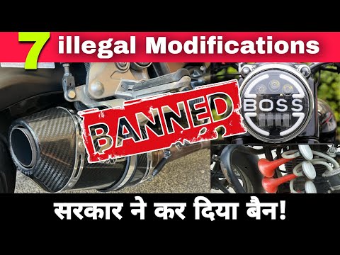 Legal & illegal Modifications On Bikes and Scooters In India | Do’s & Don’ts Of Modifying Your Bike