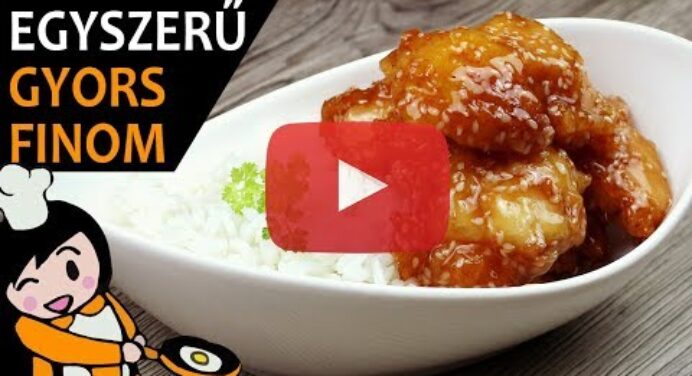 Mézes Szezámmagos Csirkemell Recept | Kínai Mézes Szezámmagos Csirke Elkészítése -Recept Videók