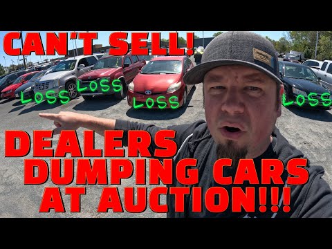 DEALERS DUMPING CARS At Auction! The Whole Car Market IN BIG TROUBLE!