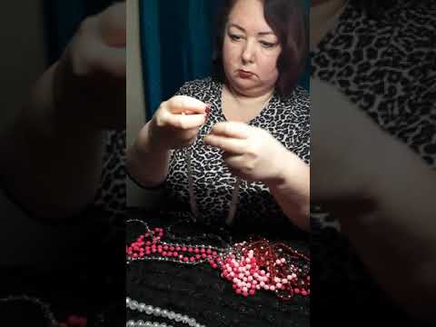 ASMR magyar  Gyöngysorok relax ,alváshoz❤  pearl necklaces💖