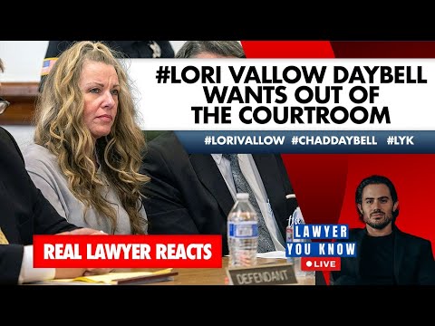 LIVE! Real Lawyer Reacts: #LoriVallow Daybell Wants Out Of The Courtroom