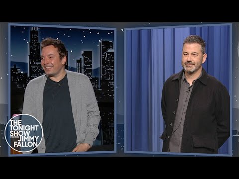 Behind the Scenes of Jimmy Hosting Jimmy Kimmel Live! | The Tonight Show Starring Jimmy Fallon