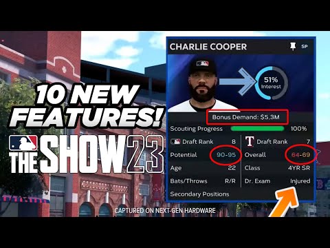 10 New Features in MLB The Show 23 Franchise!