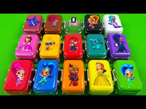 Shimmer and Shine – Looking Clay With Mini Suitcase Coloring! ASMR