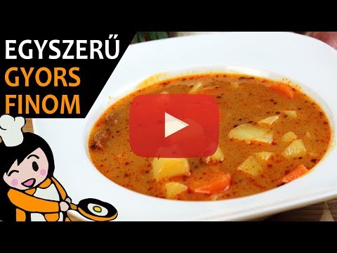 Burgonyaleves (krumpli leves) – Recept Videók