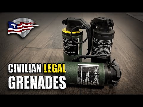 Civilian LEGAL Smoke And Flash Bang Grenades! /  IWA International