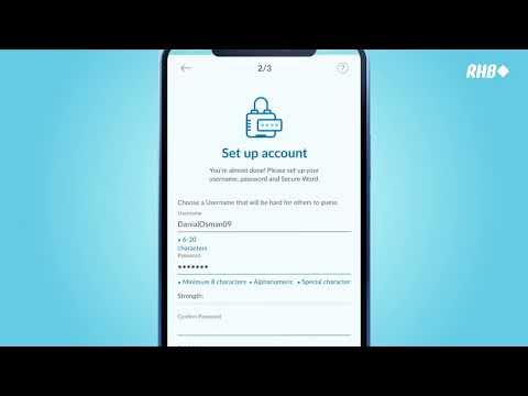 RHB Mobile Banking App – How to register for RHB Online Banking