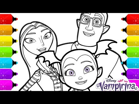 Vampirina Drawing and Coloring for Kids