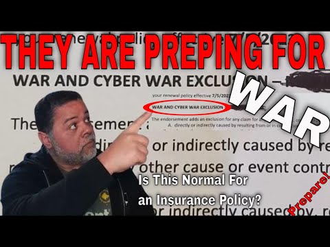 What Do They Know That We Don’t? – Are Insurance Companies Preparing For War?