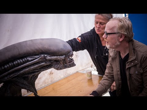 Adam Savage Meets Alien: Covenant’s Xenomorph Animatronic!