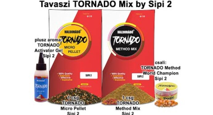 Tavaszi fogós receptek felmelegedő vizekre 2023 - 2. rész Tavaszi TORNADO Mix by Sipi 2