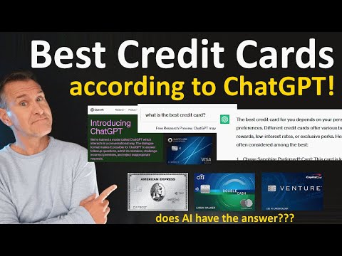 Best Credit Cards * according to ChatGPT * 💳 Does AI have the answer on which credit card to choose?
