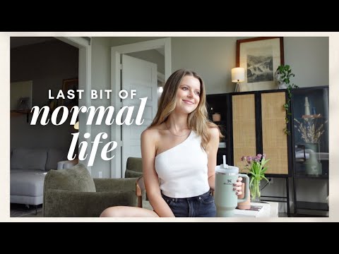 VLOG: the last lil bit of normal life (hosting a dinner party, + lots of errands)