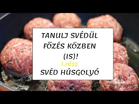 SVÉD receptek 1.rész – Svéd húsgolyó – Köttbullar