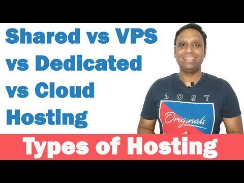 Shared vs VPS vs Dedicated vs Cloud Hosting | Types of Hosting