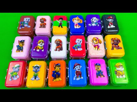 Looking For Paw Patrol Clay On Sand: Ryder, Chase, Marshall,…Satisfying ASMR Video
