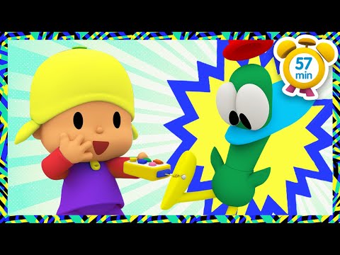 POCOYO MAGYARUL – ️🤹SZÍNEZŐ GÉP️🤹 | [57 perc] Teljes Epizódok | Rajzfilm gyerekeknek