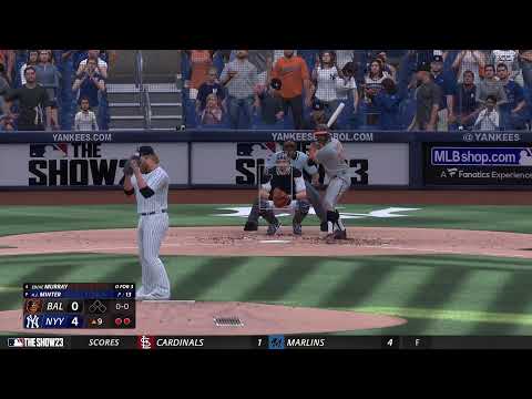 MLB The Show 23 Franchise mode Yankees 66-19