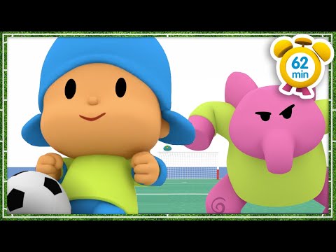 POCOYO MAGYARUL – ️SPORTOLJUNK! ⚽🚴 | [62 perc] Teljes Epizódok | Rajzfilm gyerekeknek