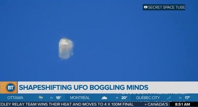 Shapeshifting UFO