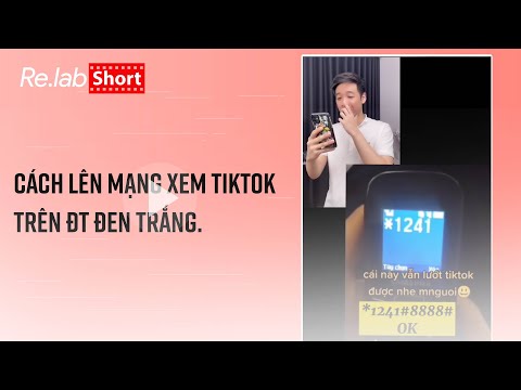 Cách lên mạng xem TikTok trên đt ĐEN TRẮNG. 🤭😂 #shorts