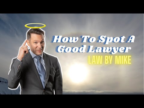 TRICKS TO SPOT A GOOD LAWYER! @LawByMike #Shorts #law #lawyer #tips