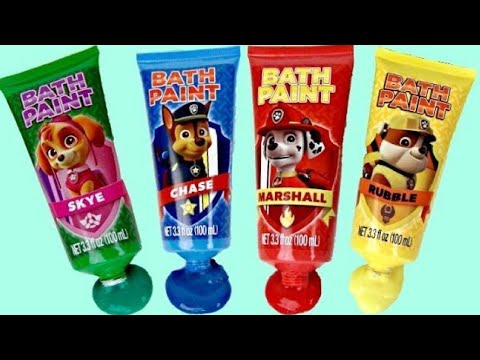 Bath Hygiene with Paw Patrol Paddlin’ Pups Paint Activity for Kids