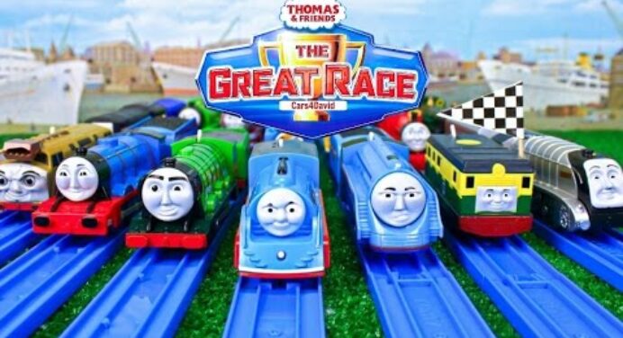THOMAS AND FRIENDS THE GREAT RACE COMPILATION| TRACKMASTER THOMAS & FRIENDS TOY TRAINS
