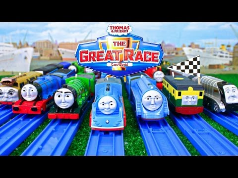 THOMAS AND FRIENDS THE GREAT RACE COMPILATION| TRACKMASTER THOMAS & FRIENDS TOY TRAINS