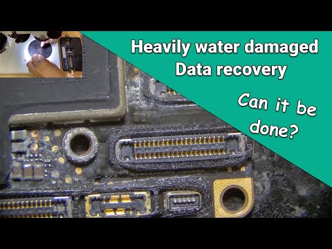 Recovering Data from Heavily Water Damaged iPhone SE 2020