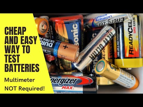 Cheap and Easy Way to Test Batteries
