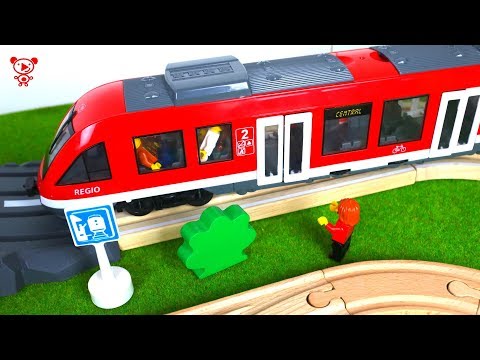 Tram and wooden brio trains – railway