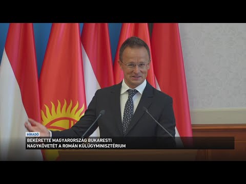 Bekérette Magyarország bukaresti nagykövetét a román külügyminisztérium
