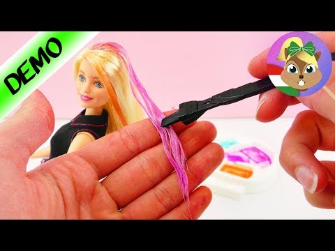 Barbie Mix ’N Color | hajszínvarázslás | Barbie új stílusa | klassz kinézet színes hajtincsekkel