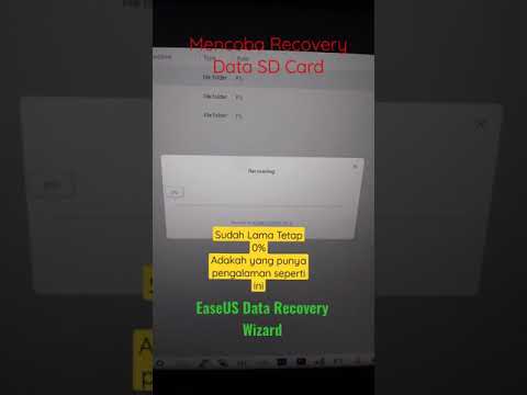 Mencoba Recovery Data Dengan EaseUS Data Recovery – Masih 0% Ada saran ges ?