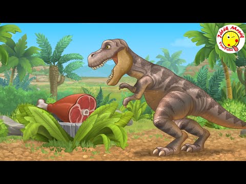 Munkagépek dinoszaurusz ásatáson- T-rex, Triceratopsz felélesztése- Dinosaur excavation- Játékmesék