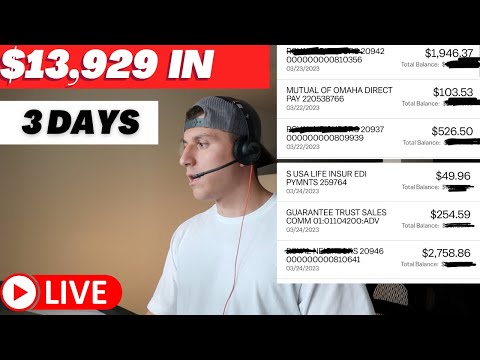 Watch Me Make $13,929 in 3 Days | Selling Life Insurance At Home