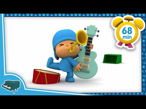 POCOYO MAGYARUL –️ 🎵TANULJUNK ZENÉT!🎵 | [68 perc] Teljes Epizódok | Rajzfilm gyerekeknek