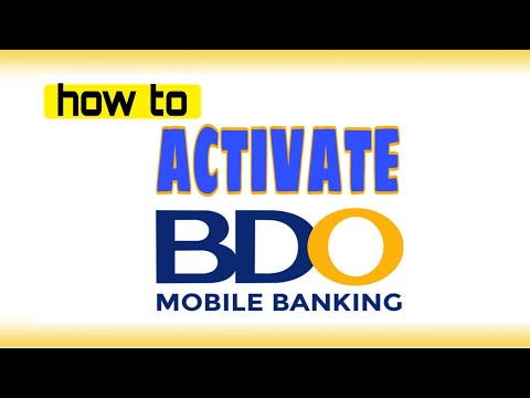 BDO | HOW TO ACTIVATE BDO ONLINE BANKING | updated 2021